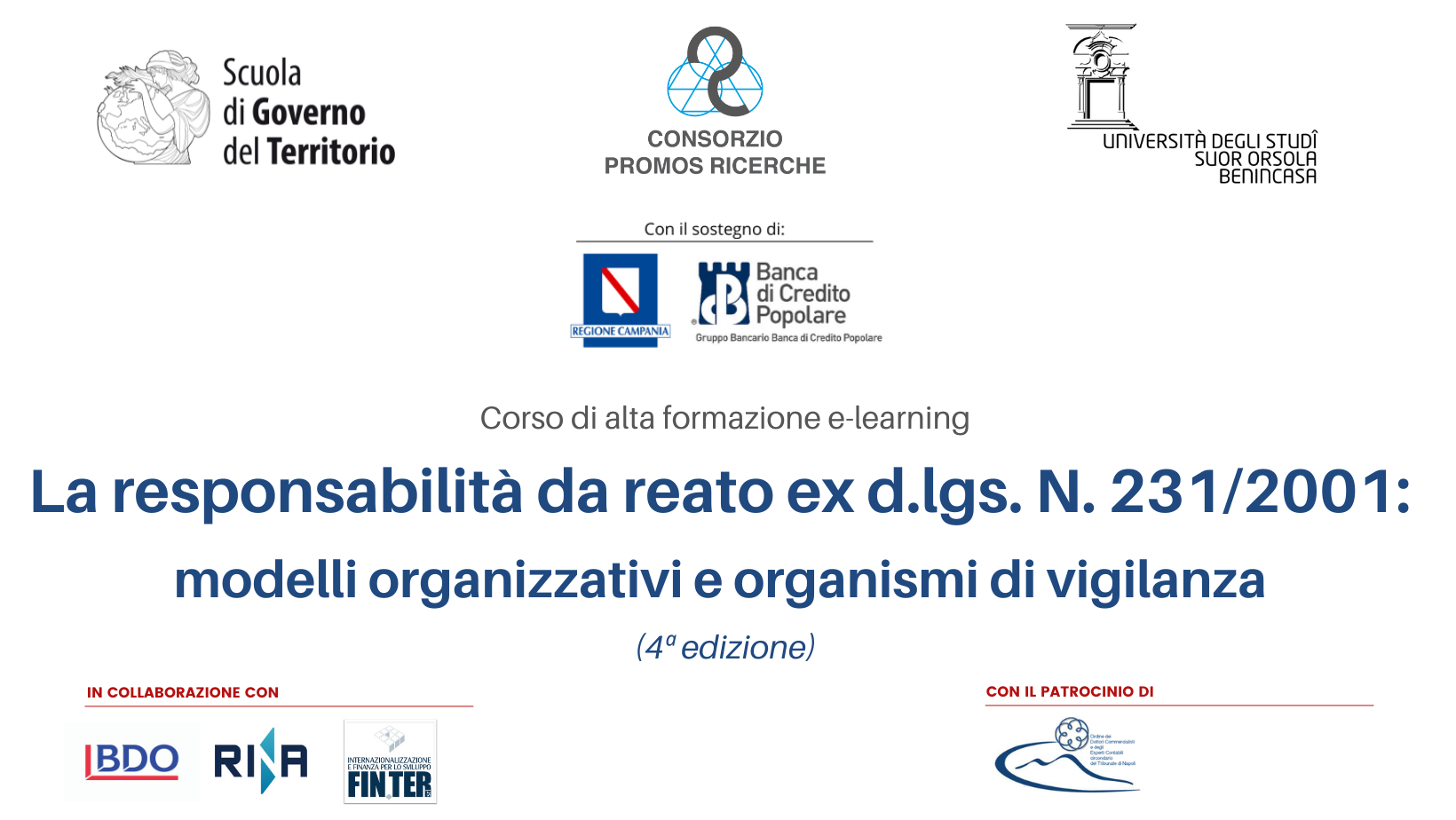 Responsabilità da reato Corso 231